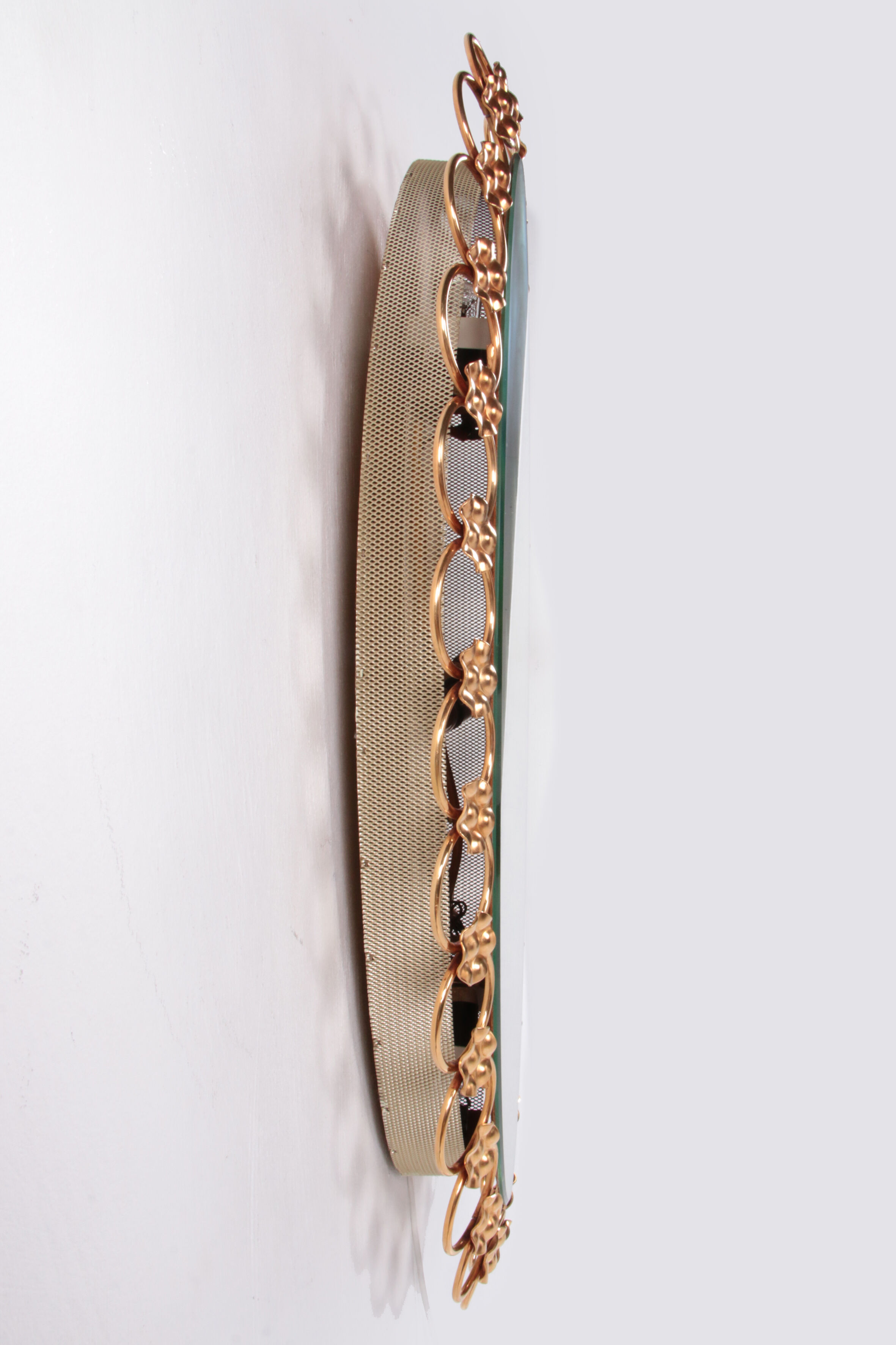 Miroir mural illuminé des années 1960, Allemagne, Hollywood Regency