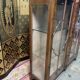 Asian Chinese walnut and lacquered showcase