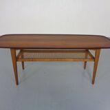 Teak & Oak Coffee Table by Børge Mogensen for Fredericia Stolefabrik, 1950s