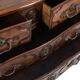 Parisian chest of drawers with 5 drawers, made of solid walnut, from the Louis XIV period.