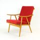 Mid Century Boomerang Armchair By Ton, Czechoslovakia 1960s