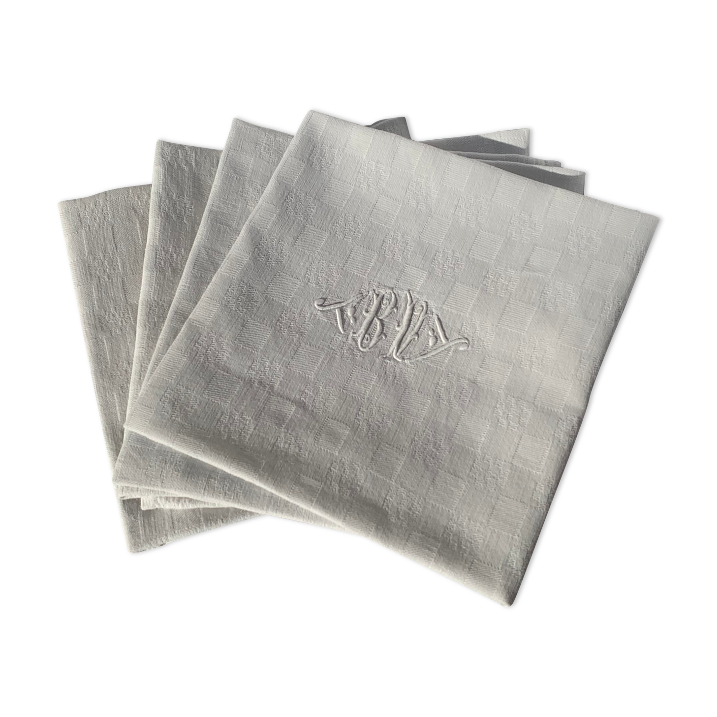 Towel(s) / Antique cloth(s) embroidered BV