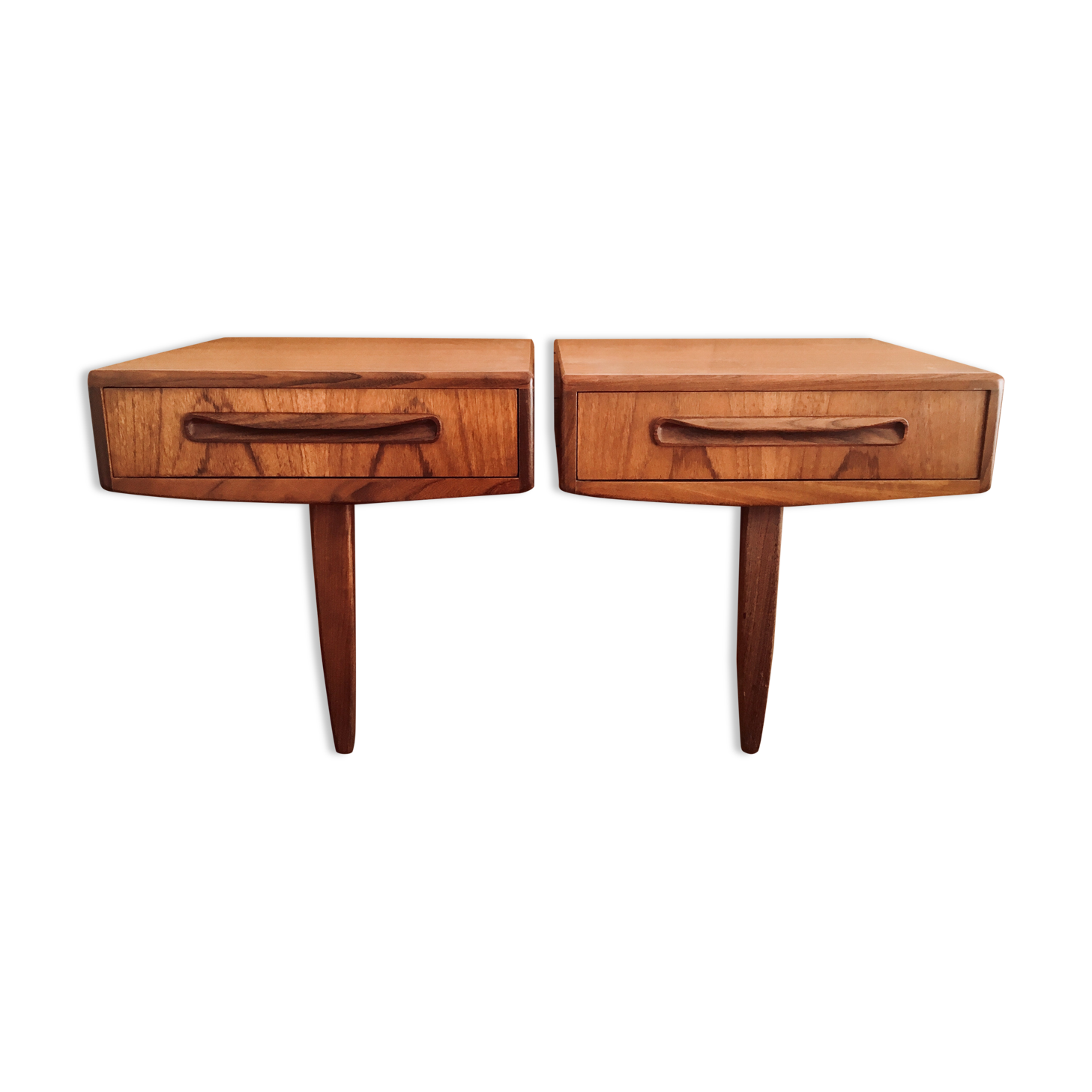 Pair of vintage g plan bedside tables