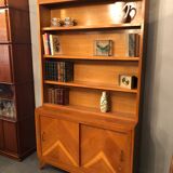 Vintage bookcase feet compass