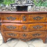 Marquetry tomb chest of drawers