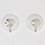 "Vega" wall lights by L. Cesaro for Tre Ci Luce, 1980s, set of 2