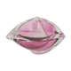 Cendrier en cristal mauve Val Saint Lambert modèle trident