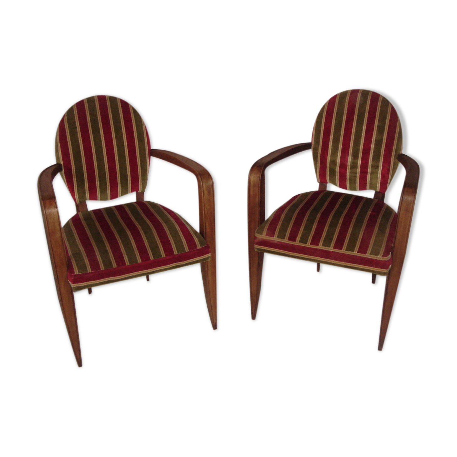 Jean Pascaud armchairs, Art Deco 1935