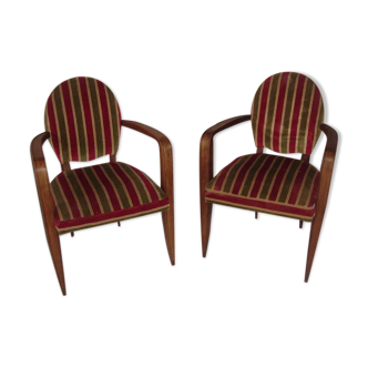 Jean Pascaud armchairs, Art Deco 1935