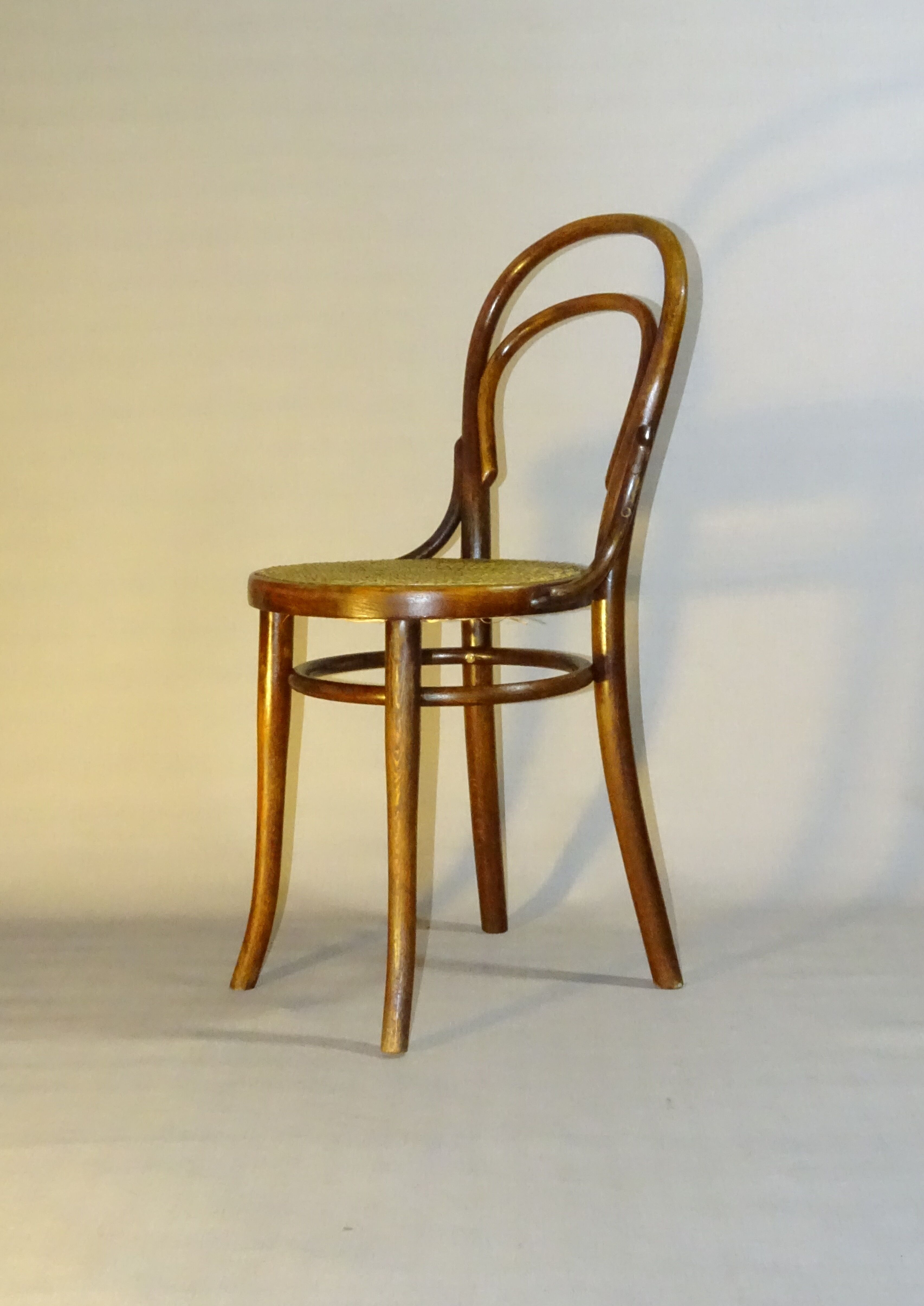 2 chairs Thonet n°14 1/2 canned, circa 1914
