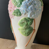 Ceramic vase slip flowers