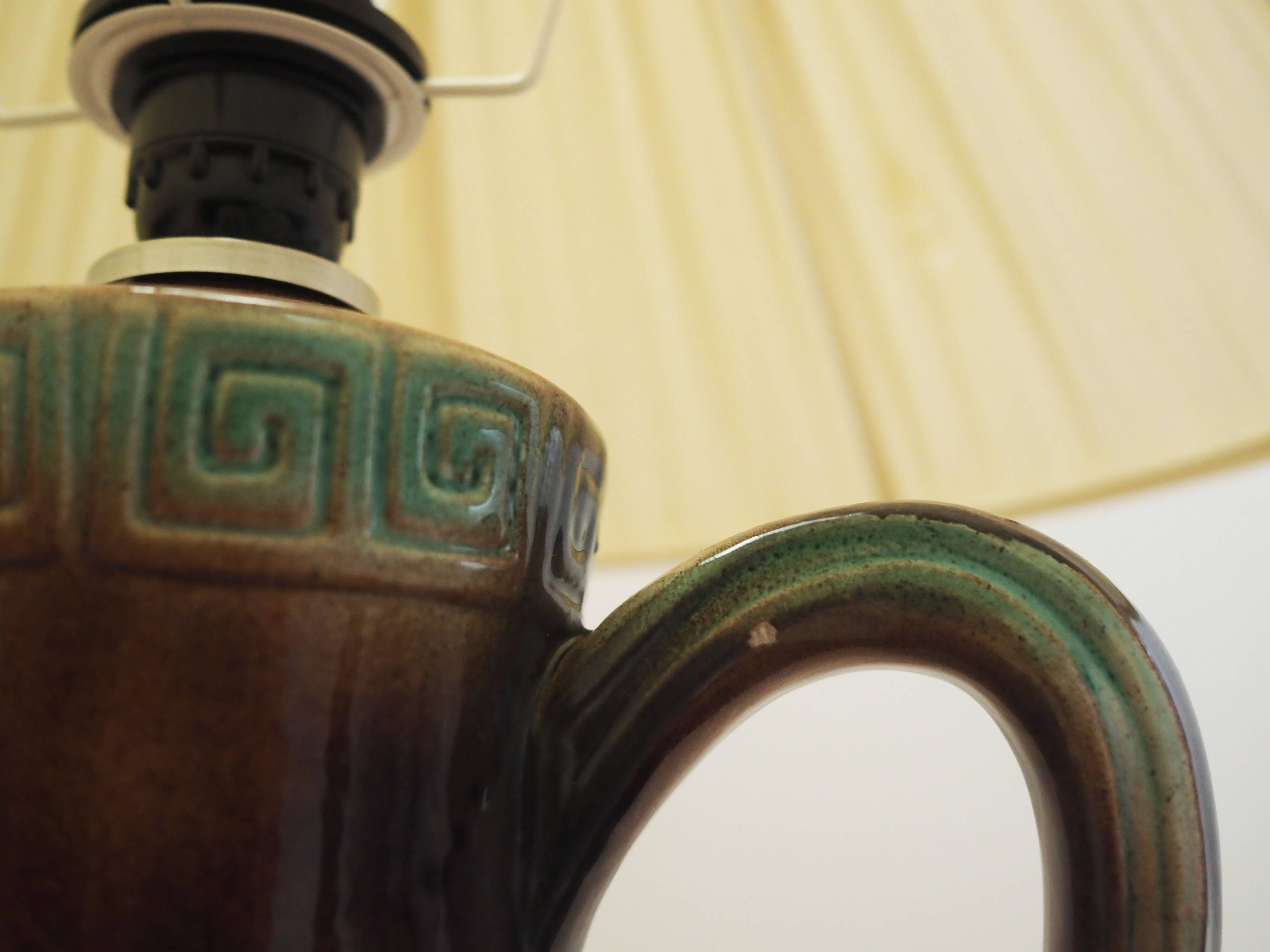 Ceramic lamp, Danish design, 1970s, production: Denmark