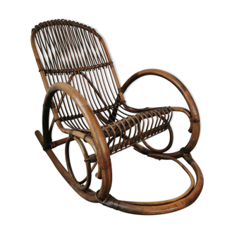Rattan rocking chair