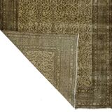 One-of-a-kind turkish handwoven vintage rug - rustic vintage charm 281x 171 cm