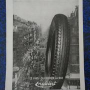 Englebert tire advertisement dominating the street!  issue reviewed year 1931