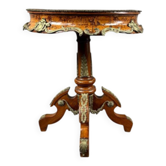 Louis XV style pedestal table, 20th century
