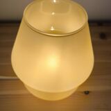 Frosted glass mushroom lamp