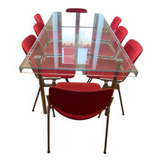 Lot de 8 chaises Castelli