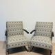 Pair of Mücke-Melder Fn24 bauhaus tubular steel chairs