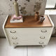 Commode vintage blanche