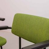 6 Dutch Design Gispen Dining Chairs Model 1235 by André Cordemeyer 1960s