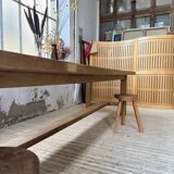 XXL solid oak farmhouse table 3.5m