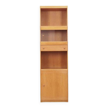 Bibliothèque en frêne, design danois, années 1970, fabricant : Skovby