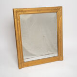 Old golden mirror floral decoration 19th 100cm