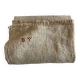 Piece of raw hemp 19th century, reserve linen length 160cm