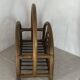 Bamboo and rattan magazine rack