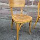 4 chairs bistro café baumann bentwood from the 1950s