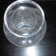 Old crystal bottle decor size with faceted cabochon early xxth
