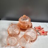 Rosaline cups and sugar bowl