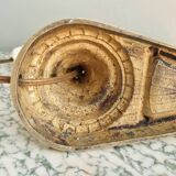 Art Deco style lamp in gilded bronze