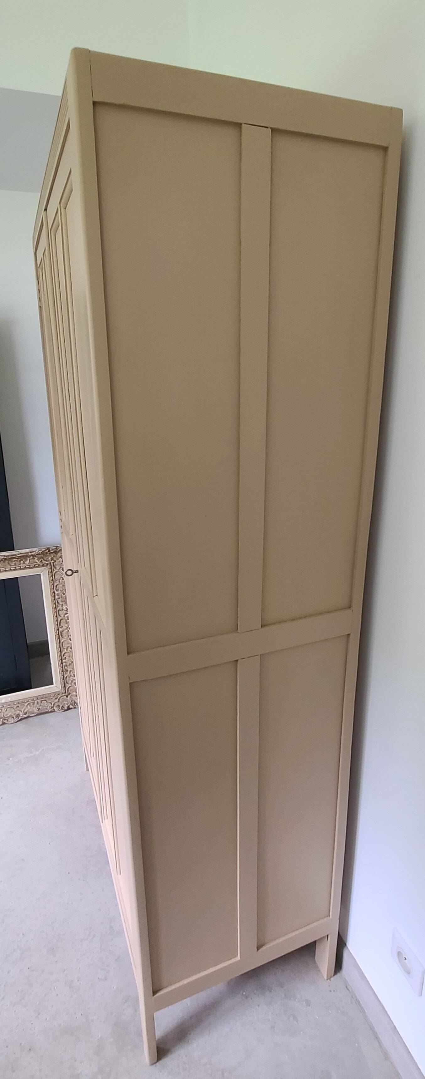 Old vintage Parisian wardrobe