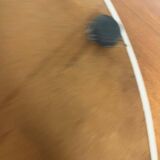 Miroir rond Space Age vintage