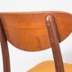 Lot de 4 chaises de salle à manger, années 1960