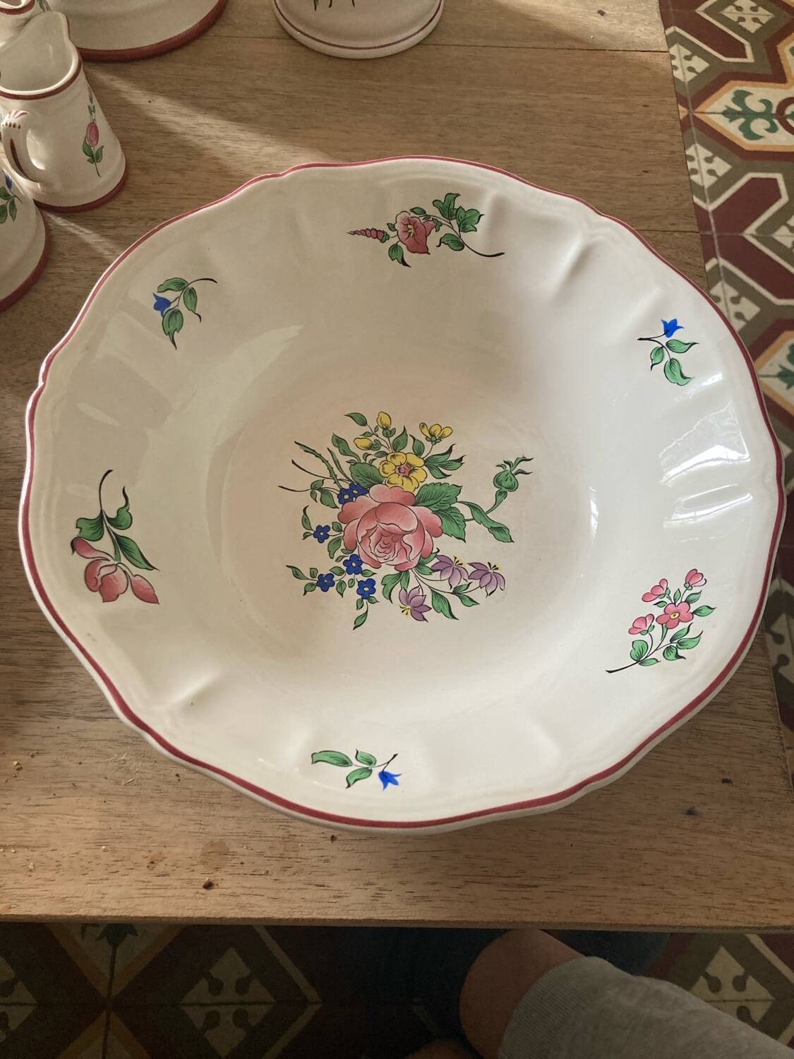 Luneville salad bowl
