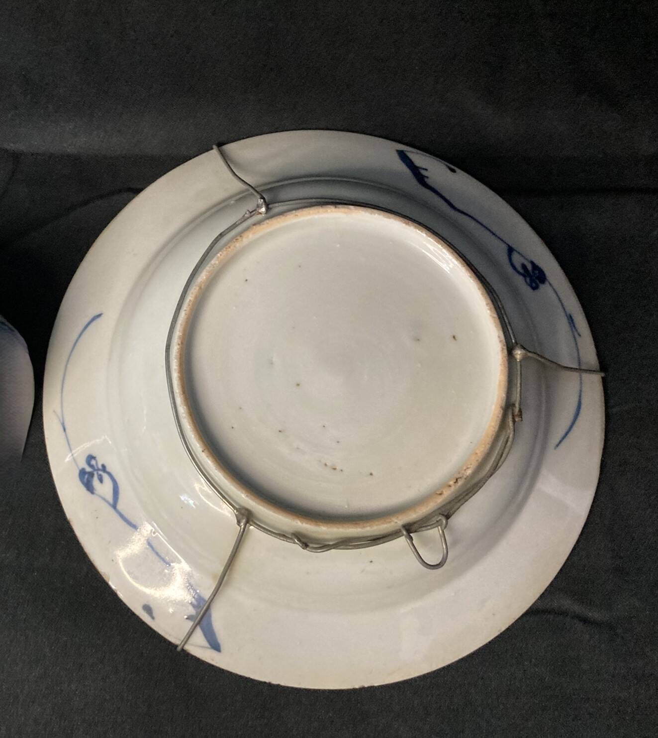 China, 18th century blue and white porcelain soup plate