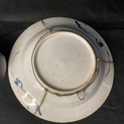 China, 18th century blue and white porcelain soup plate
