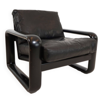 Fauteuil en cuir Rosenthal Hombre par Burkhard Vogtherr