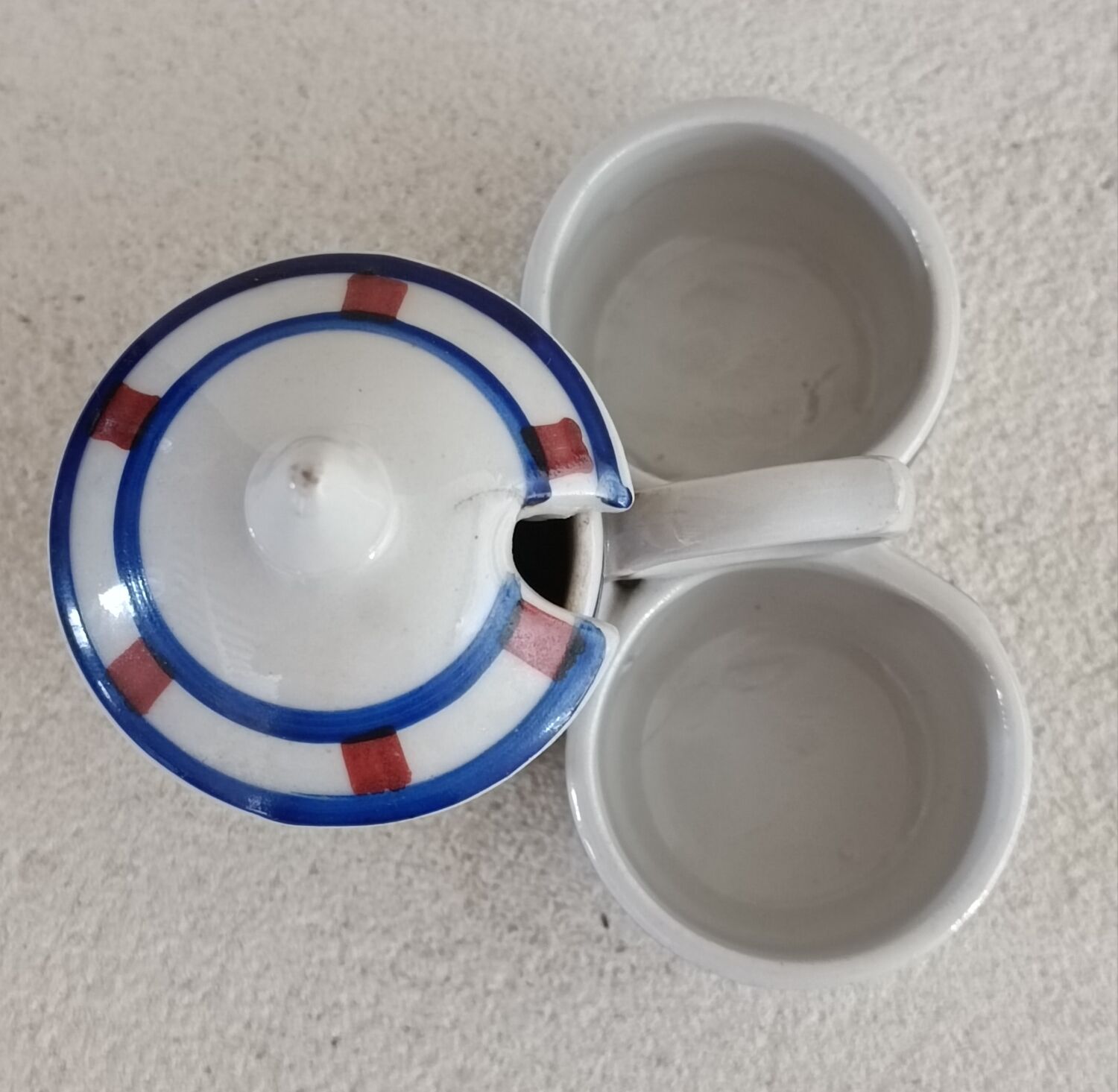 Mustard salt pepper iron earth model Béarn