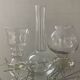 Trio de vases vintage en verre