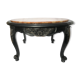 Table basse avec plateau marbre brèche