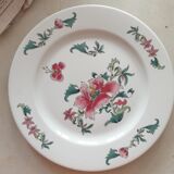 Suite of 5 plates terre de fer Creil and Montereau