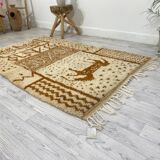Handcrafted Moroccan Berber carpet 178 x 120 CM