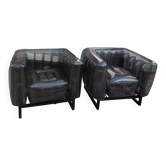 Paire de fauteuils mojow