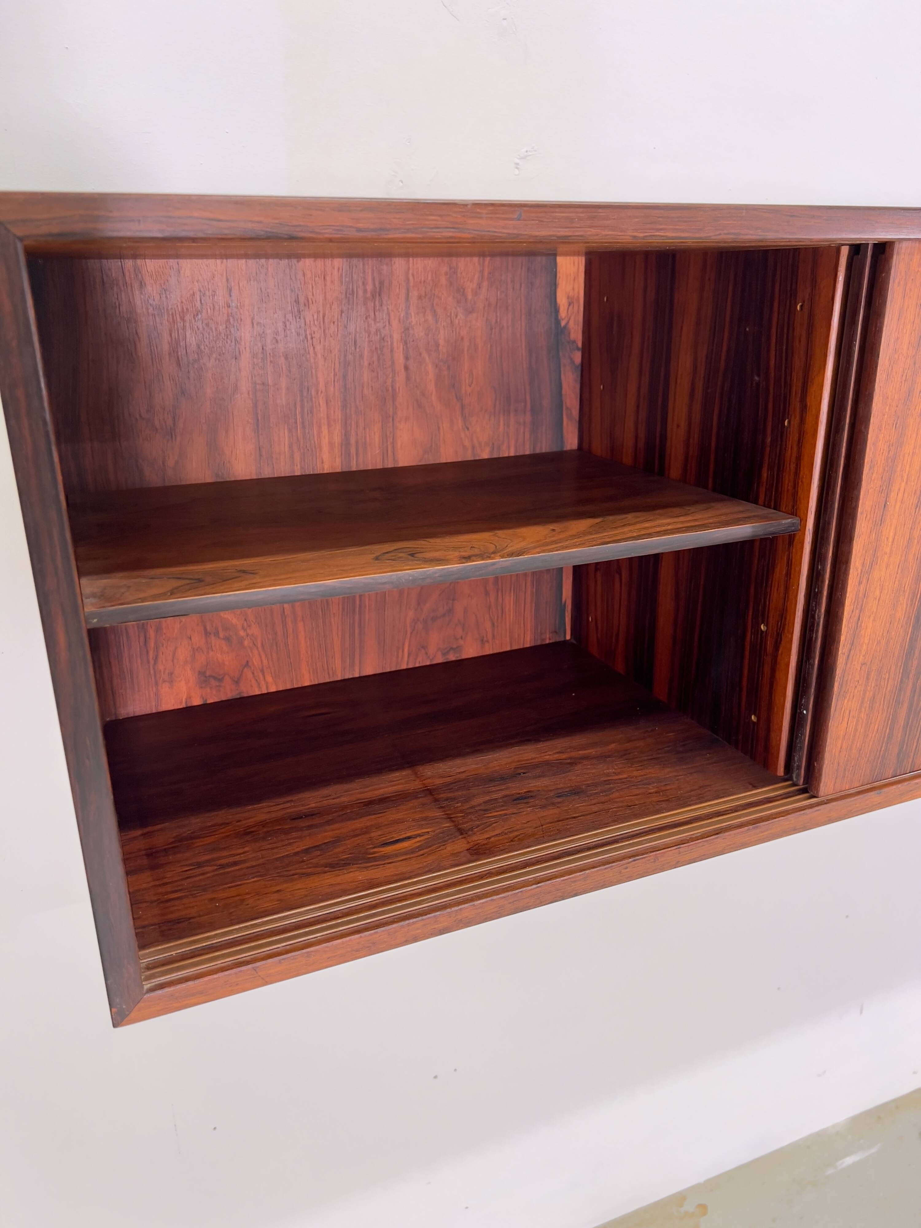 Danish Kai Kristiansen Rosewood Wall Units By Feldballes, 1960s.