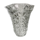 Faceted glass vase 60s
