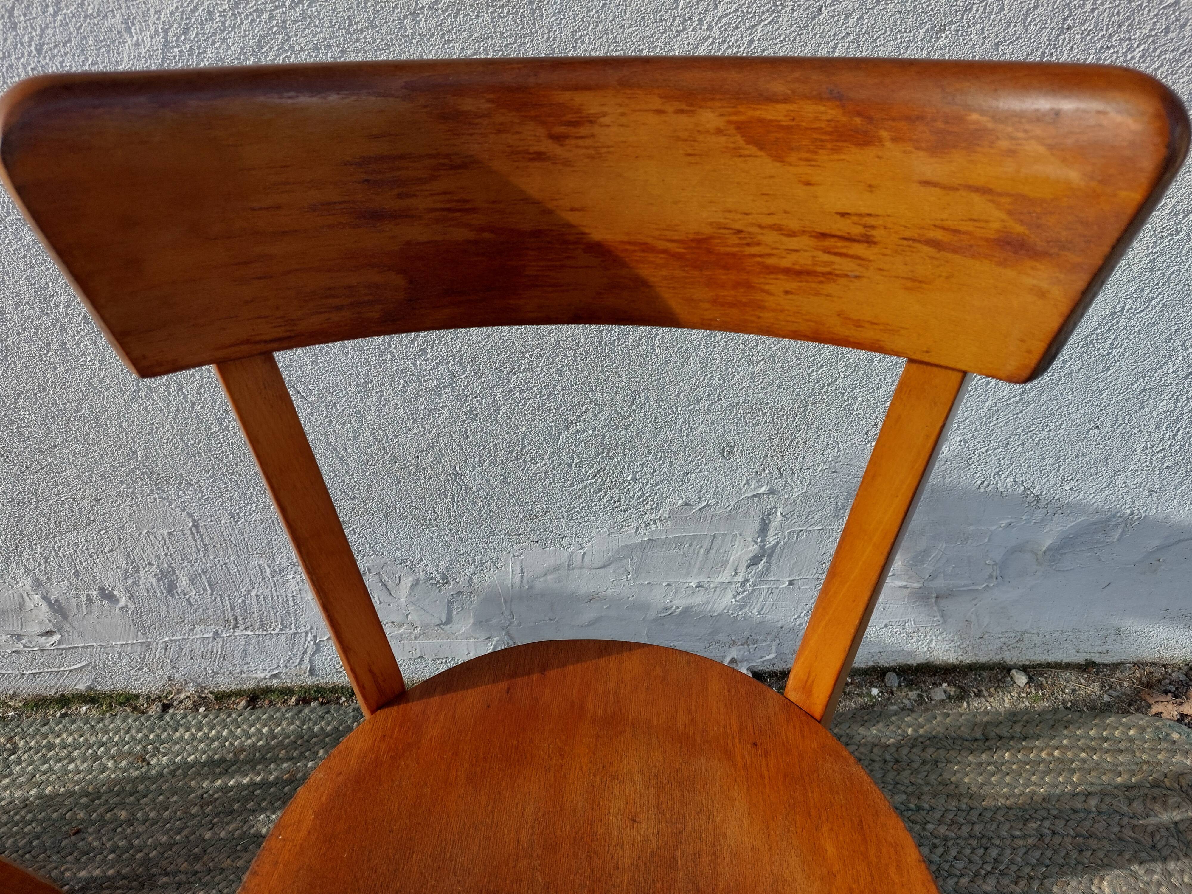 6 chaises bistrot Luterma, vintage